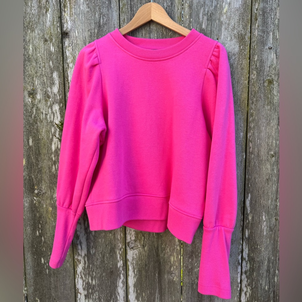 Banana Republic Puffed Sleeve Sweatshirt.